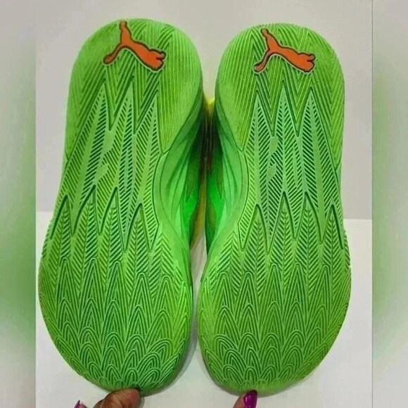 Puma Men's LaMelo Ball Nickelodeon Slime Green Sneakers, size 6 - Picture 5 of 8